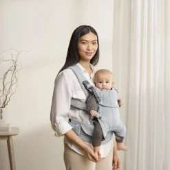 Porte bébé harmony tissé chiné gris