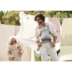 Porte bébé harmony tissé chiné gris