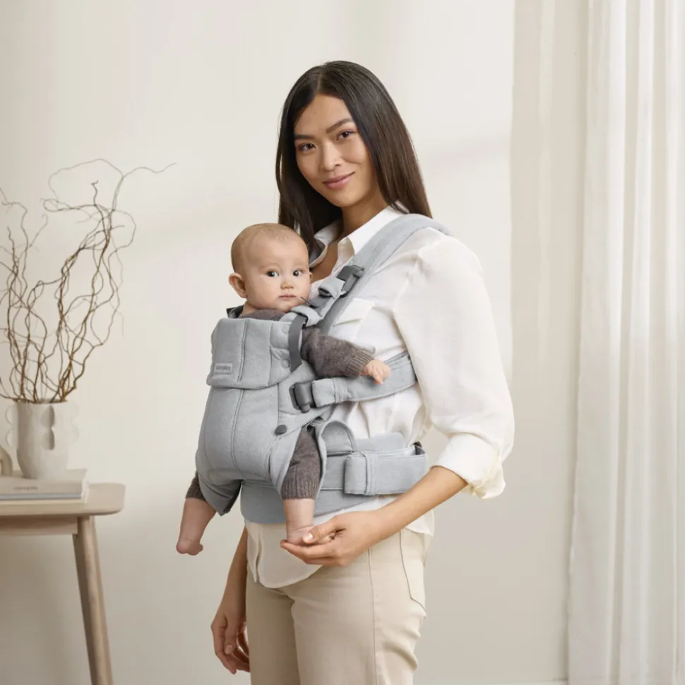Porte bébé harmony tissé chiné gris