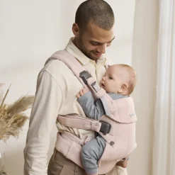 Porte bébé harmony tissé chiné rose