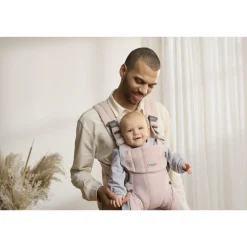 Porte bébé harmony tissé chiné rose
