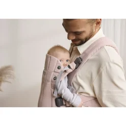 Porte bébé harmony tissé chiné rose