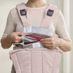 Porte bébé harmony tissé chiné rose