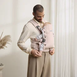 Porte bébé harmony tissé chiné rose
