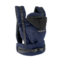 Porte bébé hoodiecarrier 2 bleu moelleux