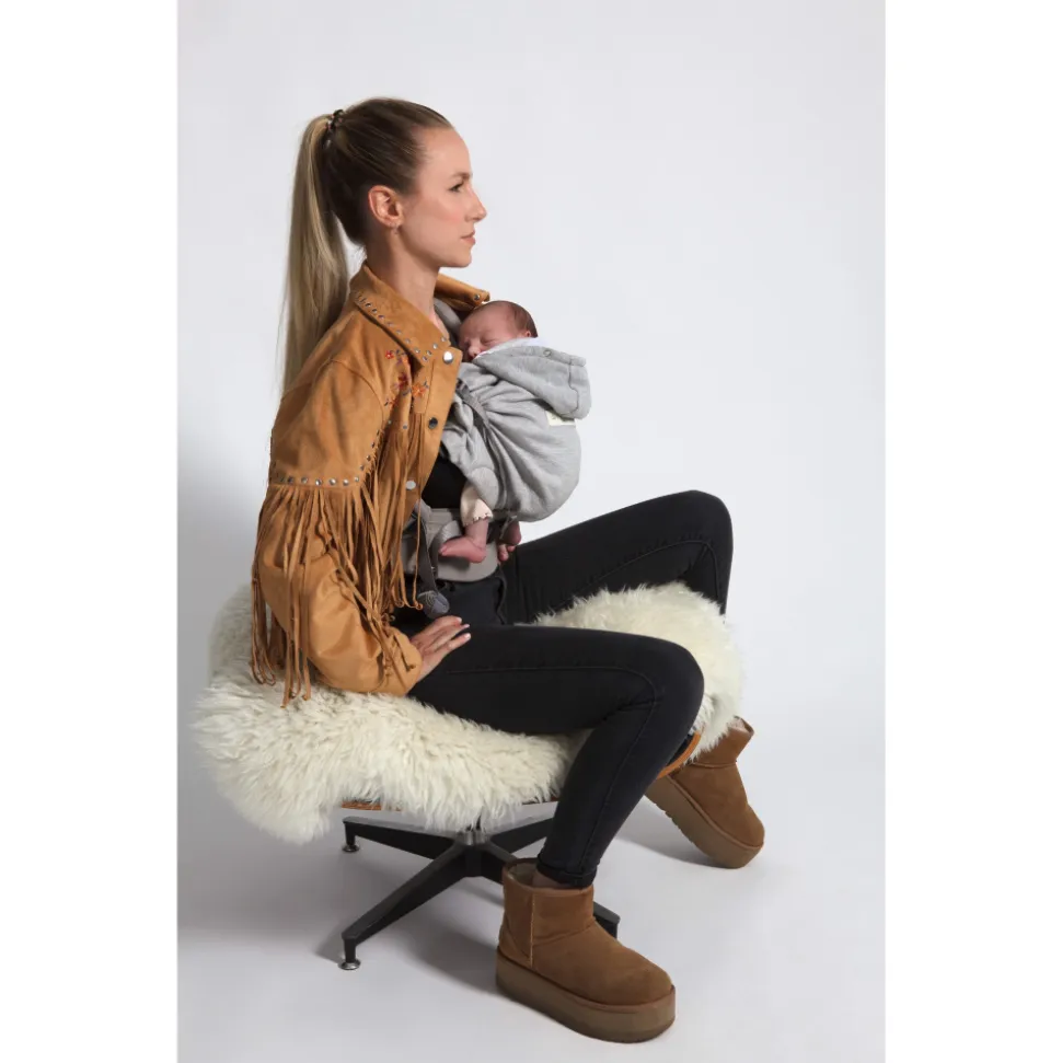 Porte bébé hoodiecarrier 2 gris athlétique