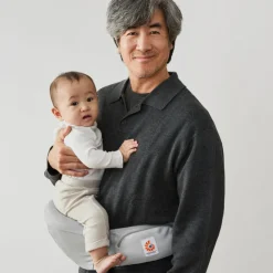 Porte bébé lift hip seat pearl grey