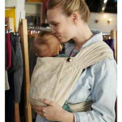 Porte bébé limas carrier floral beige
