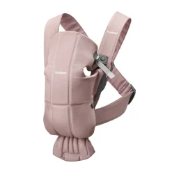 Porte bébé mini coton vieux rose
