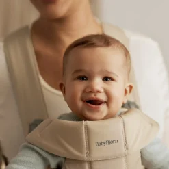 Porte-bébé mini tissé beige