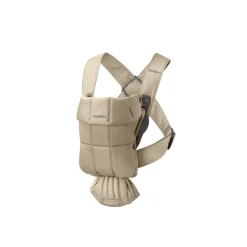 Porte-bébé mini tissé beige