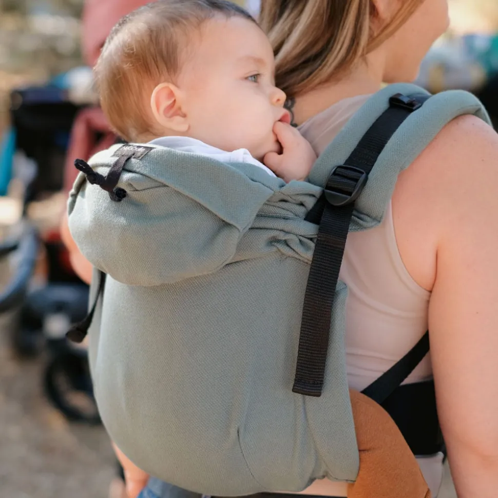 Porte bébé néo préformé eucalyptus