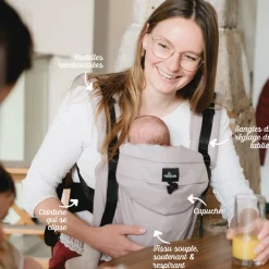 Porte bébé néo préformé plume