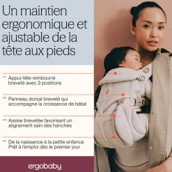 Porte bébé omni classic soft olive