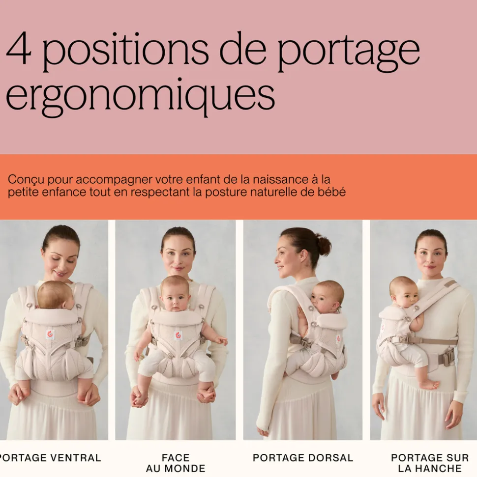 Porte bébé omni classic soft olive