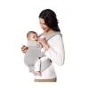 Porte bébé physiologique air mesh grey