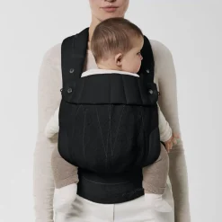 Porte-bébé physiologique coya bouclé stone black