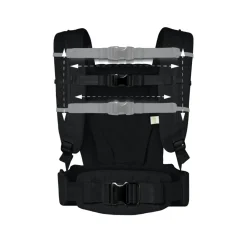 Porte-bébé physiologique coya bouclé stone black