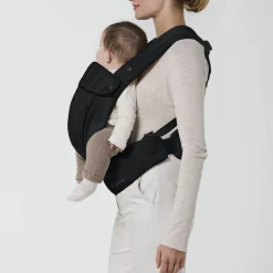 Porte-bébé physiologique coya bouclé stone black