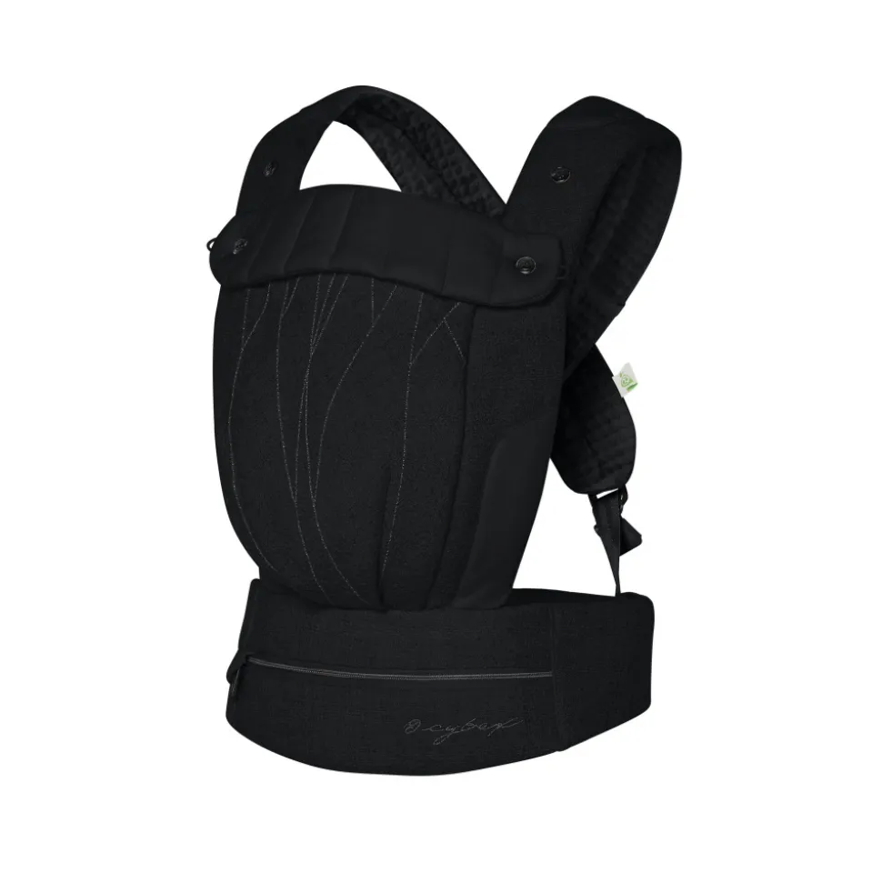 Porte-bébé physiologique coya bouclé stone black