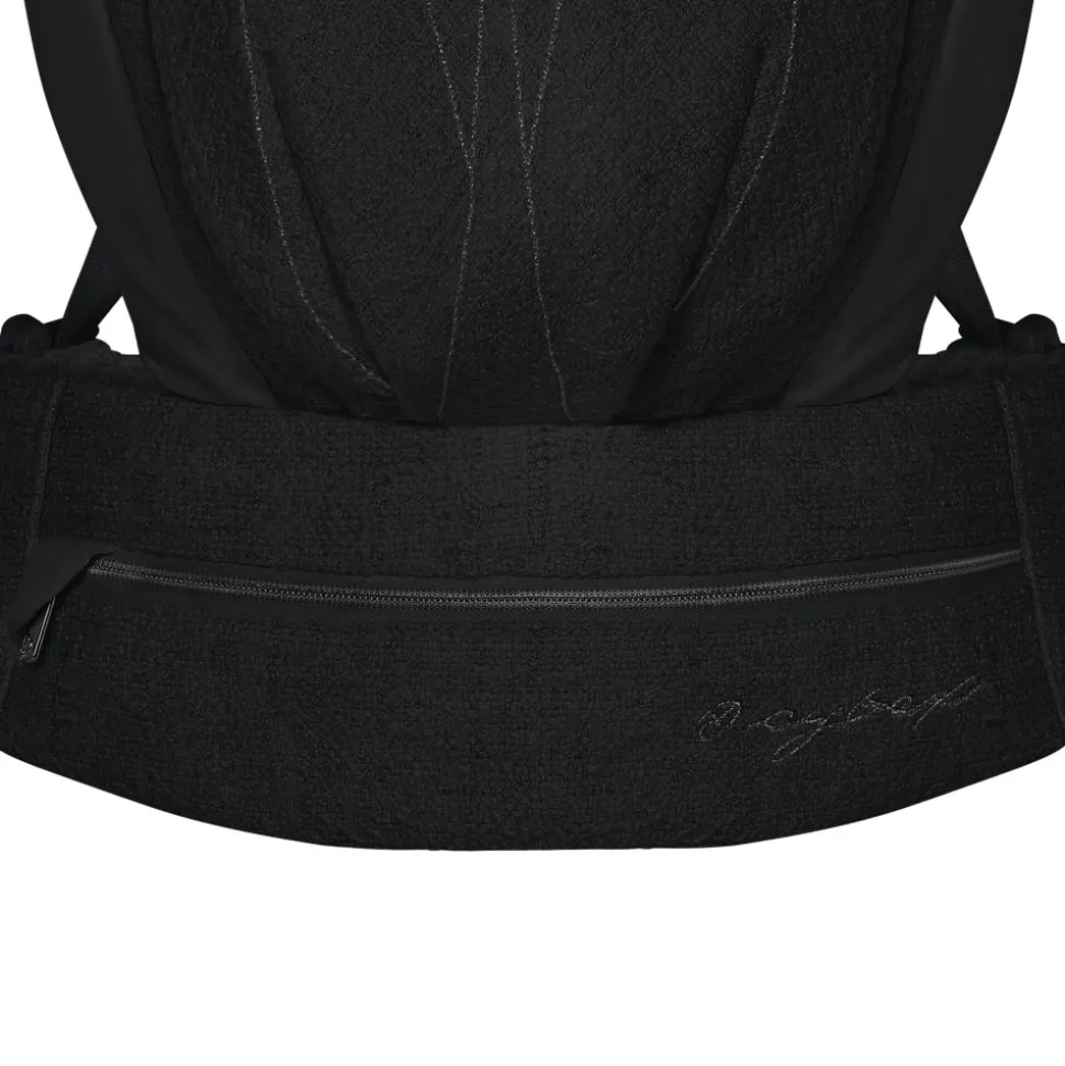 Porte-bébé physiologique coya bouclé stone black