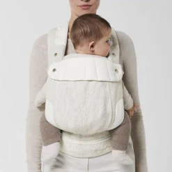 Porte-bébé physiologique coya bouclé cream white
