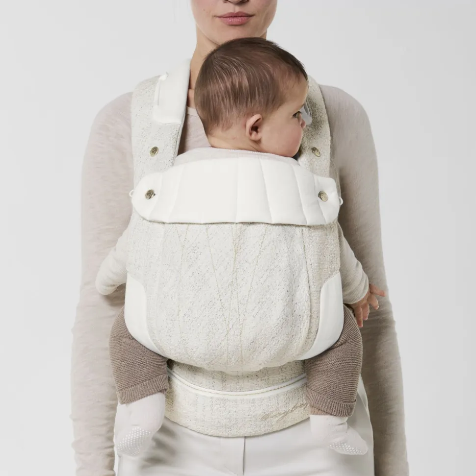 Porte-bébé physiologique coya bouclé cream white