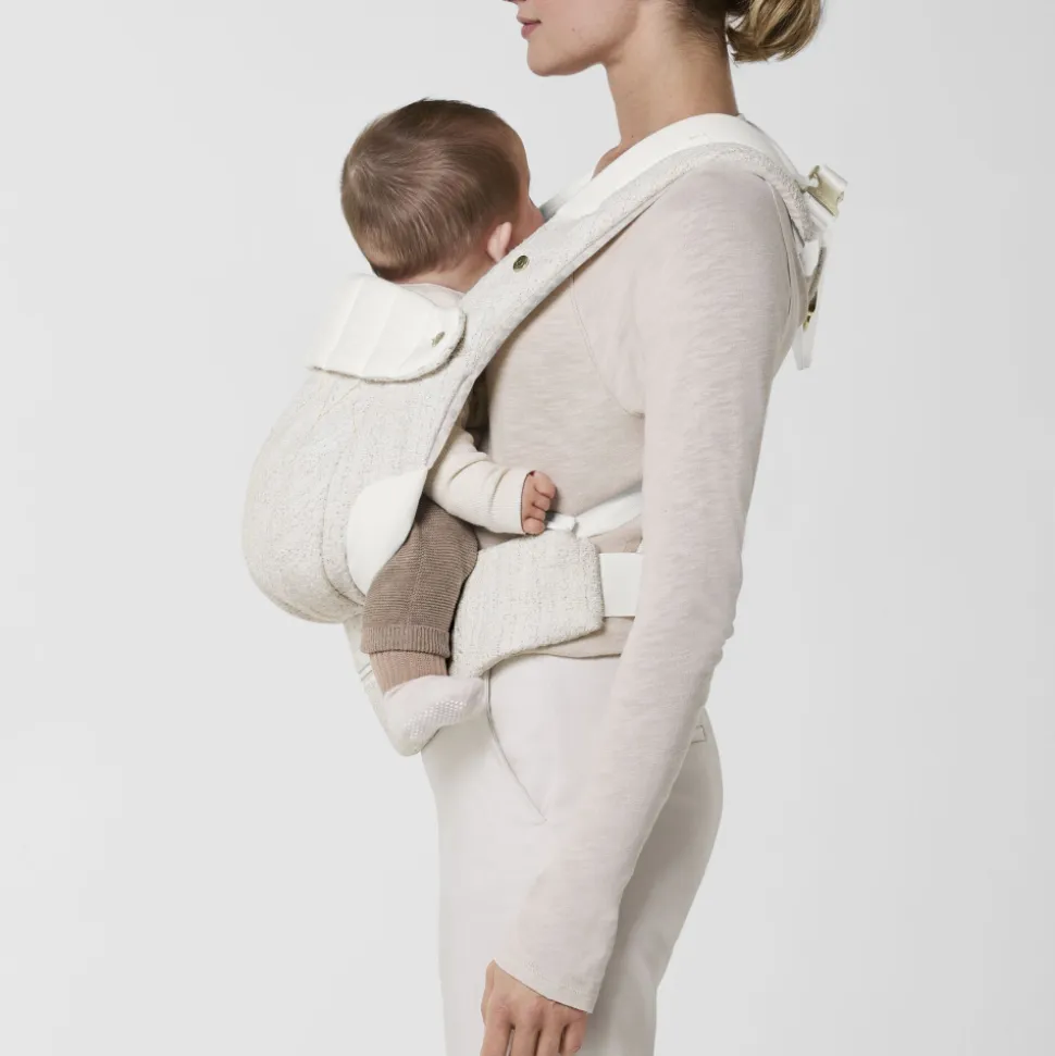 Porte-bébé physiologique coya bouclé cream white