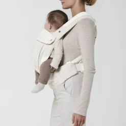 Porte-bébé physiologique coya bouclé cream white