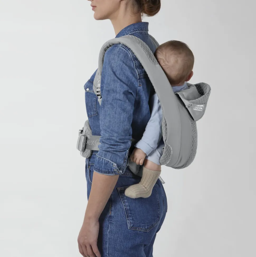Porte-bébé physiologique coya thunder grey