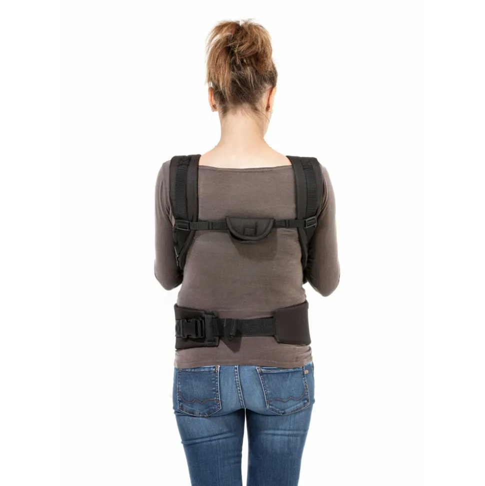 Porte bébé physiologique go 4 black chic