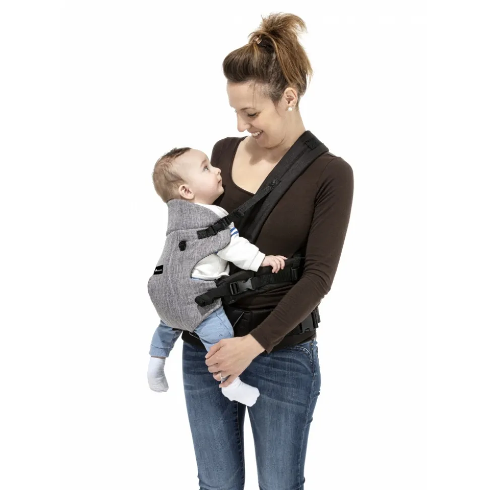 Porte bébé physiologique go 4 black chic