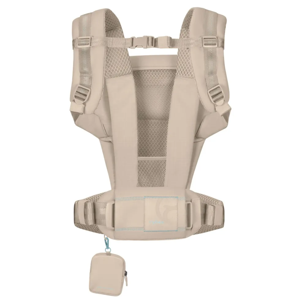 Porte bébé physiologique laya almond beige