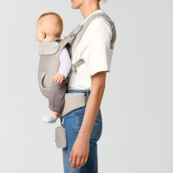 Porte bébé physiologique laya dune grey