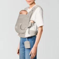 Porte bébé physiologique laya dune grey