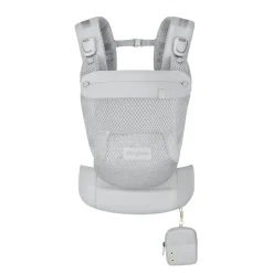 Porte bébé physiologique laya fog grey