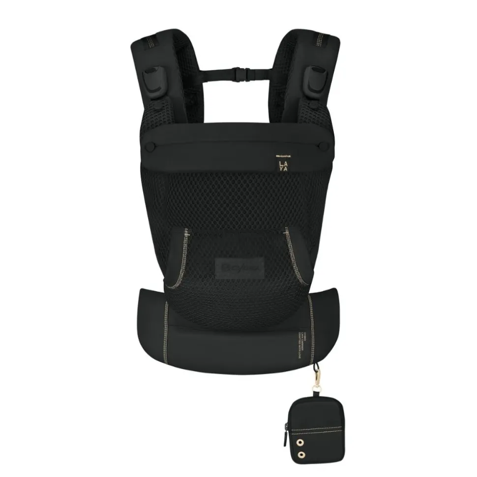 Porte bébé physiologique laya magic black