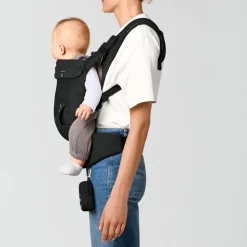 Porte bébé physiologique laya magic black