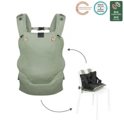 Porte bébé physiologique moov & boost vert sauge