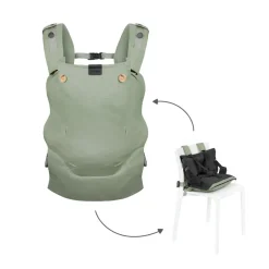 Porte bébé physiologique moov & boost vert sauge