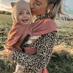 Porte bébé p'tit evo acajou