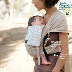 Porte bébé p'tit evo savane