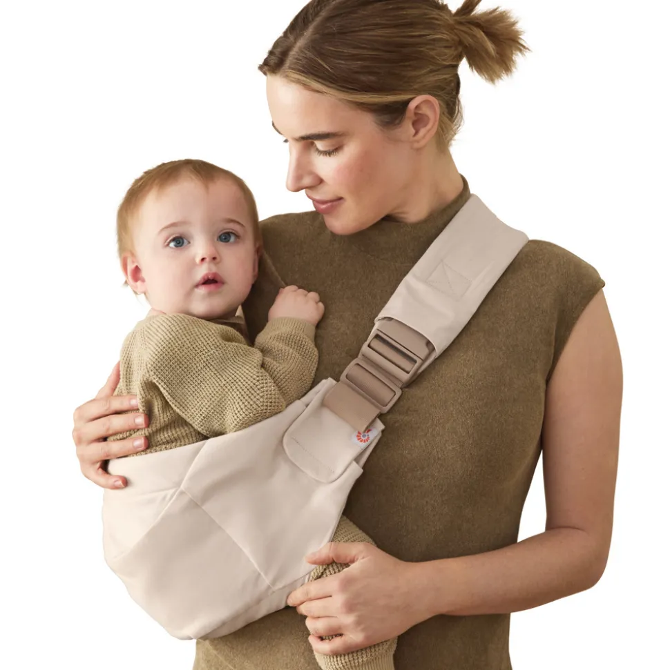 Porte bébé sling upsie natural beige