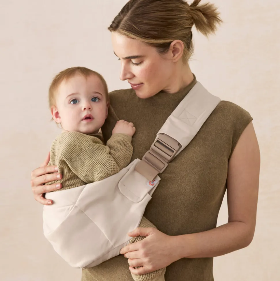 Porte bébé sling upsie natural beige