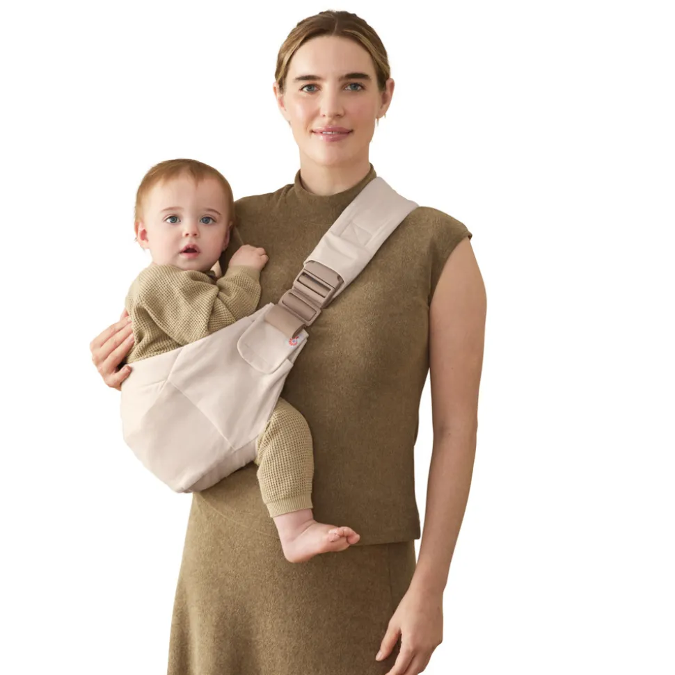 Porte bébé sling upsie natural beige