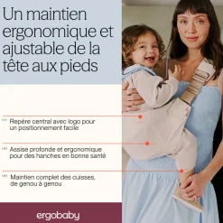 Porte bébé sling upsie onyx black