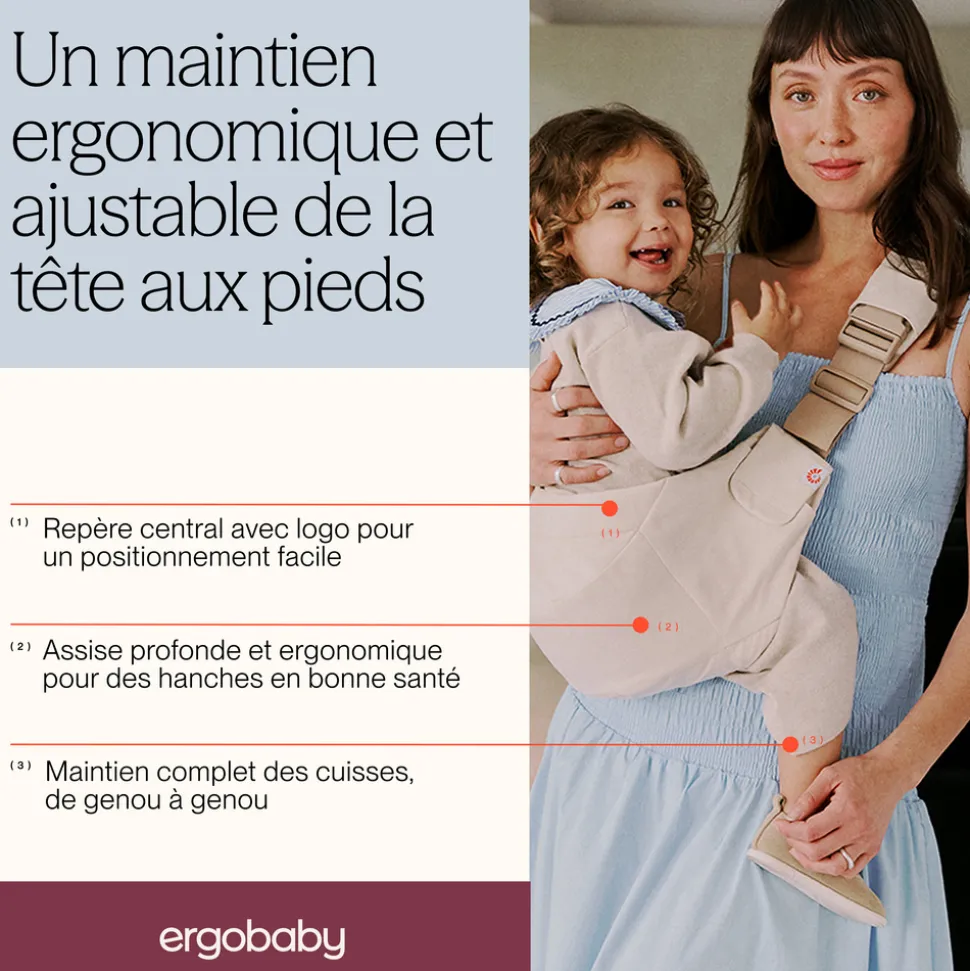 Porte bébé sling upsie onyx black