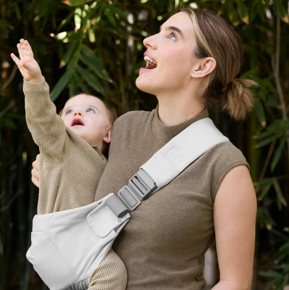 Porte bébé sling upsie pearl grey