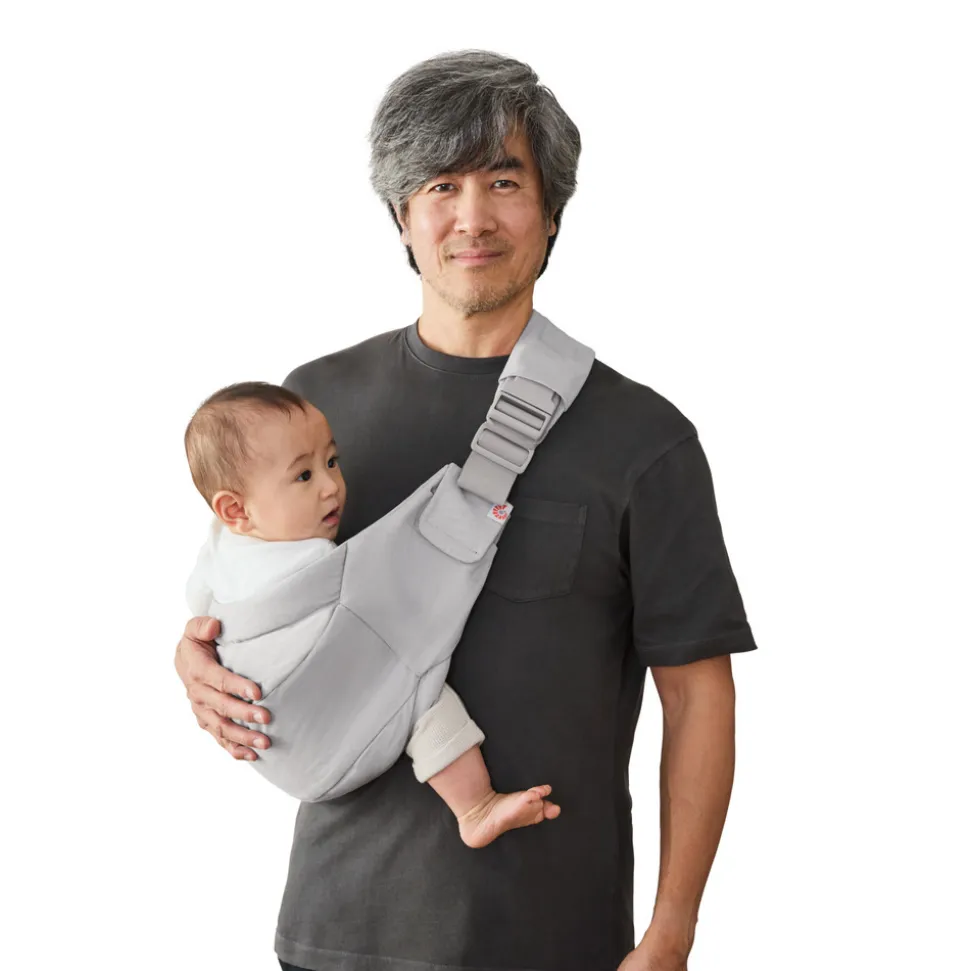 Porte bébé sling upsie pearl grey