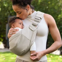 Porte bébé sling upsie soft olive